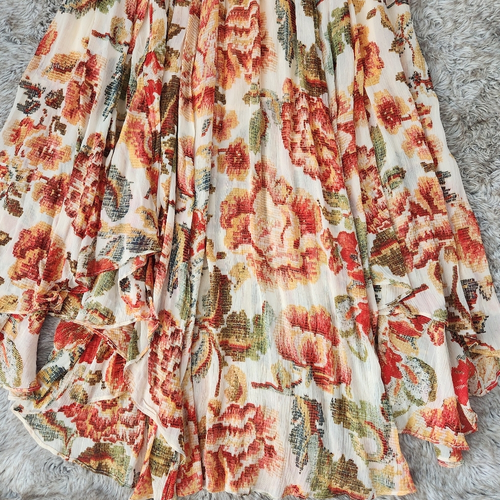 Free People Timeless Tapestry Maxi Dress In Antique‎ Combo Women's Size XS - Picture 5 of 16